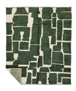SOR – Green Rug – Handmade Beni Ourain Tufted Carpet  9x11
