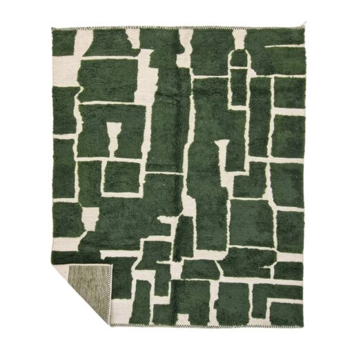 SOR – Green Rug – Handmade Beni Ourain Tufted Carpet  9x11