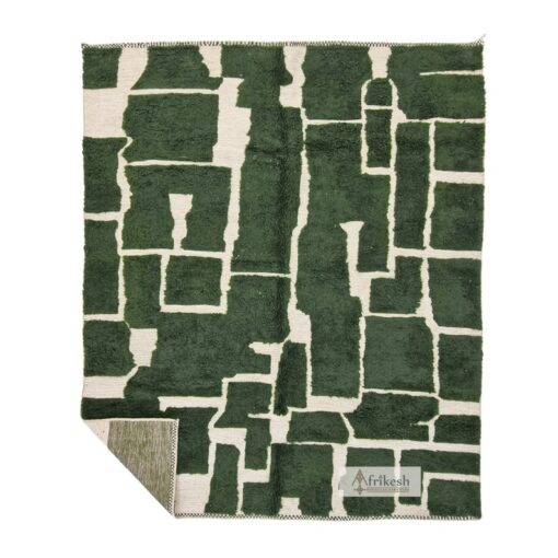 SOR – Green Rug – Moroccan Beni Ourain Tufted Custom Rug Sizes