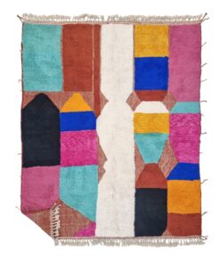 HAYDI – Colorful Rug – Handmade Beni Ourain Funky Carpet 8x9
