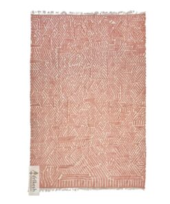 LANDA - Peach Rug - Handmade Beni Ourain Tufted Carpet 13x19