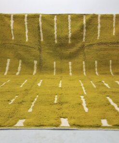 Alternative view of HELVA – Luxor Gold Rug – Moroccan Beni Ourain Tufted Carpet 12x15