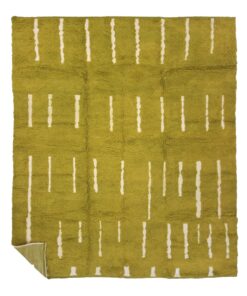 HELVA – Luxor Gold Rug – Moroccan Beni Ourain Tufted Carpet 12x15