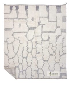 KAYAN – White And Gray Rug – Beni Ourain Tufted Custom Rugs