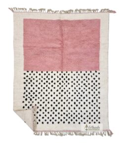 DALIA – Beni Ourain Pink Rug - Berber Dotted Rug 8x10