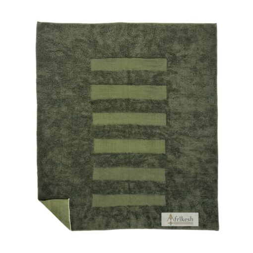 DESSAL – Dark Green Rug – Moroccan Beni Ourain Tufted Custom Rugs