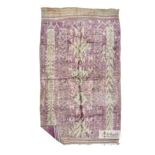 ELENA - Faded Mauve Rug - Beni M'Guild Abstract Carpet 6x11