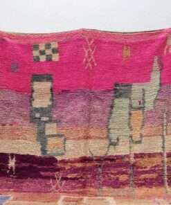 Tawq purple pink rug 1