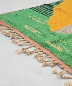 Purple & Mustard Moroccan Rug 7