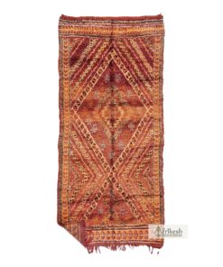 MENDIL - Vintage Rug 6x13 - Moroccan Beni M'Guild Rug