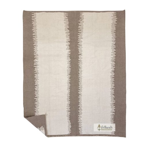 RAMADI – Pale Slate & White Rug –  Zanafi Kilim Abstract Custom Rugs