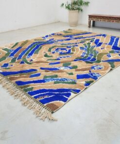 Taupe & Blue Rug (4)