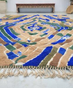 Taupe & Blue Rug (9)