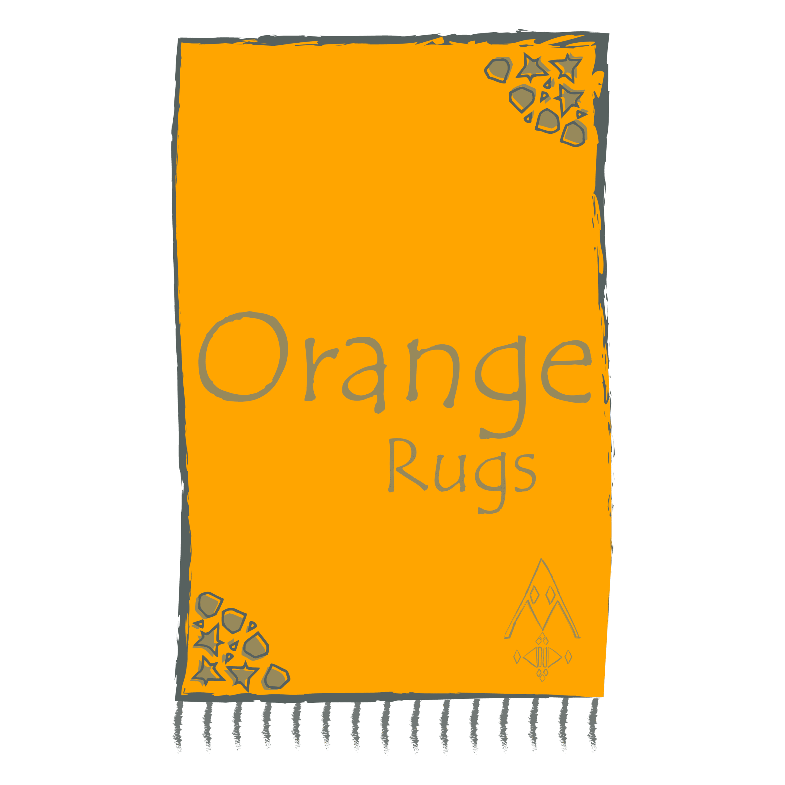 Orange Moroccan Rug