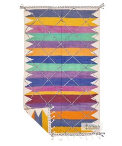 ZILOUA – Custom Flatweave Geometric Rug – Multicolor Kilim Rug