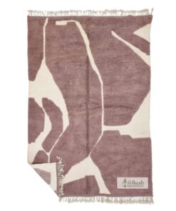 TISSIA - Brown Moroccan Rug - Tufted Beni Ourain Custom Rug Sizes