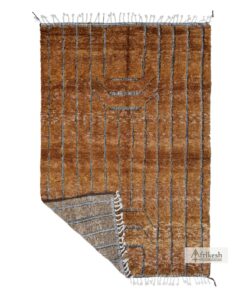 ILIAN - Beni Ourain Rug – Tufted Custom Brown Rug