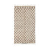 ATOBAR - Beni Ourain Rug – Checkered Brown & Cream Custom Rug