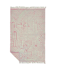 Horizon - Beni Ourain Tufted  Rug – Custom Sage Green & Pink Rug