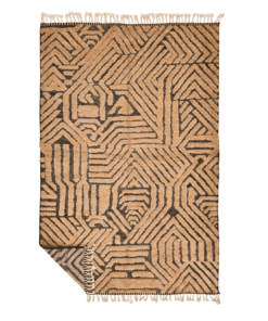 Horizon - Beni Ourain Tufted  Rug – Custom Brown And Black Rug