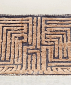 Shirin– Brown And Black Rug – Custom  Beni  Mrirt   Tufted  Rug