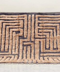 Alternative view of Shirin– Brown And Black Rug – Custom  Beni  Mrirt   Tufted  Rug