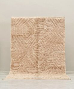 Alternative view of Tirra – Custom Tufted Rug – Beige Beni Mrirt Rug