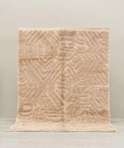 Alternative view of Tirra – Custom Tufted Rug – Beige Beni Mrirt Rug