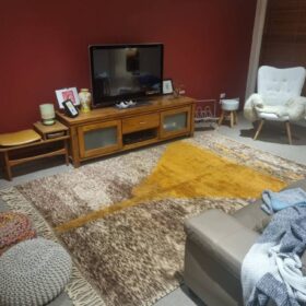 Ranya  – Black And White Rug – Beni Ourain Abstract Custom Rug