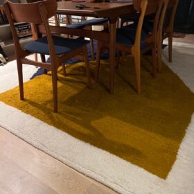 Ranya  – Black And White Rug – Beni Ourain Abstract Custom Rug