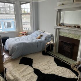 Ranya  – Black And White Rug – Beni Ourain Abstract Custom Rug