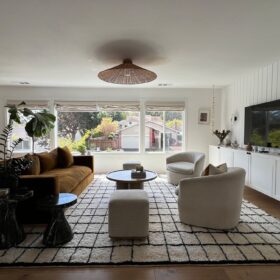 Naïm– White and Yellow Rug – Beni Ourain Geometric Rug – Custom Sizes