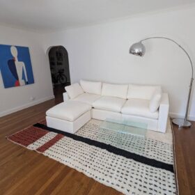 AMNAY-Moroccan Maroon And White Rug-Custom Beni Ourain Dotted Carpet