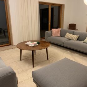 Aylin – Beni Ourain Tufted Rug – Custom Yellow And Green Rug – Moroccan Handmade Carpet