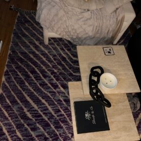 Aylin – Beni Ourain Tufted Rug – Custom Yellow And Green Rug – Moroccan Handmade Carpet