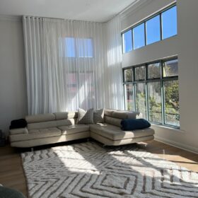 Aylin – Beni Ourain Tufted Rug – Custom Yellow And Green Rug – Moroccan Handmade Carpet