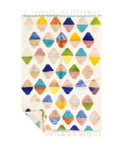 Nouria - Colorful Moroccan Rug - Beni Ourain Geometric Rug 6x9