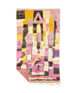 Iqbal- Multicolor Moroccan Rug - Handmade Boujaad Abstract Rug 5x9