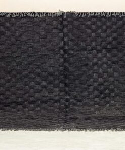 Alternative view of Dalma- Black Moroccan rug - Beni Ourain Checkered Rug - Custom Sizes